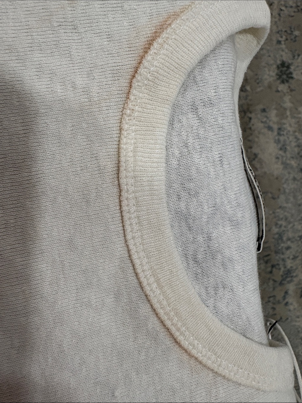 Buck Mason Women's Short Sleeve Tee Natural Heirloom Rib Size Small NWT $68 - Picture 8 of 8